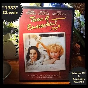 🍿MOVIE NIGHT🍿VINTAGE CLASSIC 1983 " TERMS OF ENDEARMENT" DVD EXCELLENT COND!!